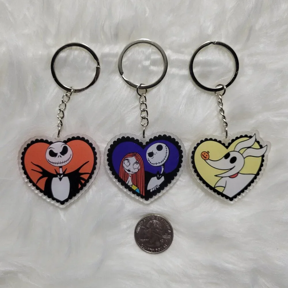 Nightmare Before Christmas Keychain Set